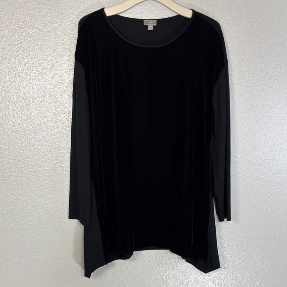 J. Jill Tops - J. Jill Black Tunic Top